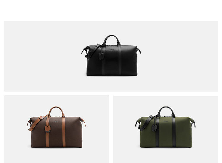 Men's large capacity portable shoulder bag
