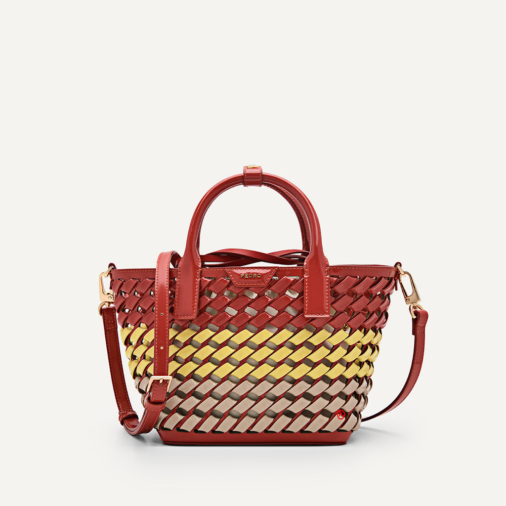 Handbag woven vegetable basket bag