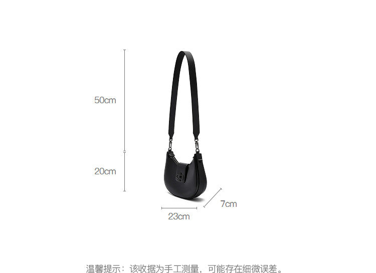 Cowhide envelope bag, crossbody women's bag