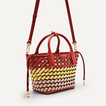 Handbag woven vegetable basket bag