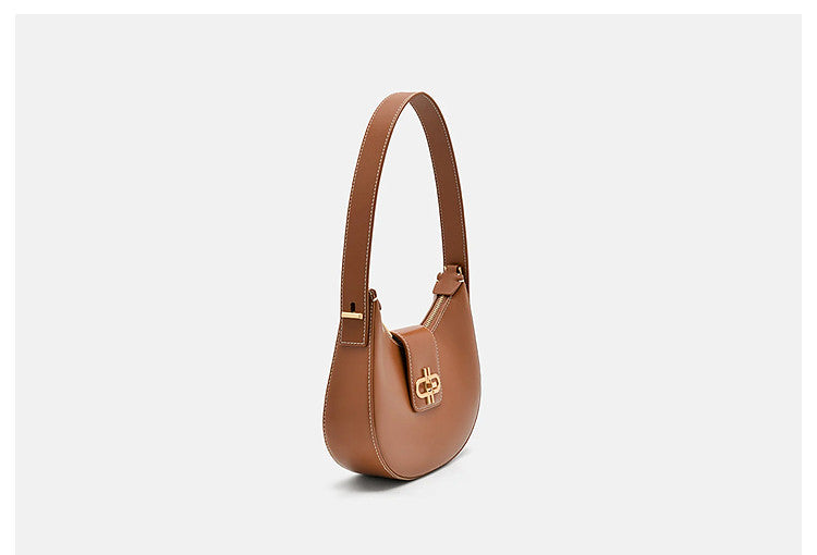 Cowhide envelope bag, crossbody women's bag