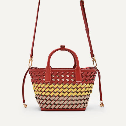 Handbag woven vegetable basket bag