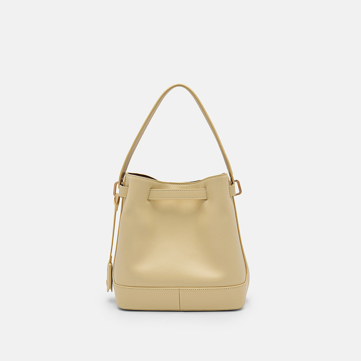 Cowhide bucket bag, shoulder bag, women's bag