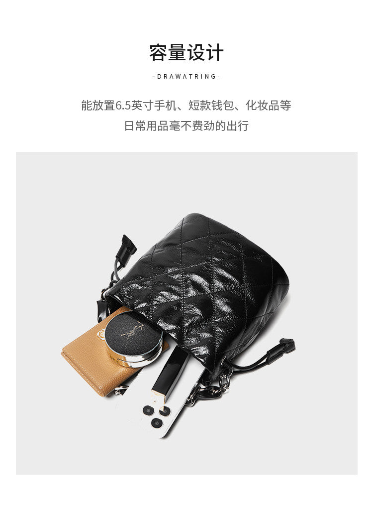 Cowhide Swing Single Shoulder Women's Bag