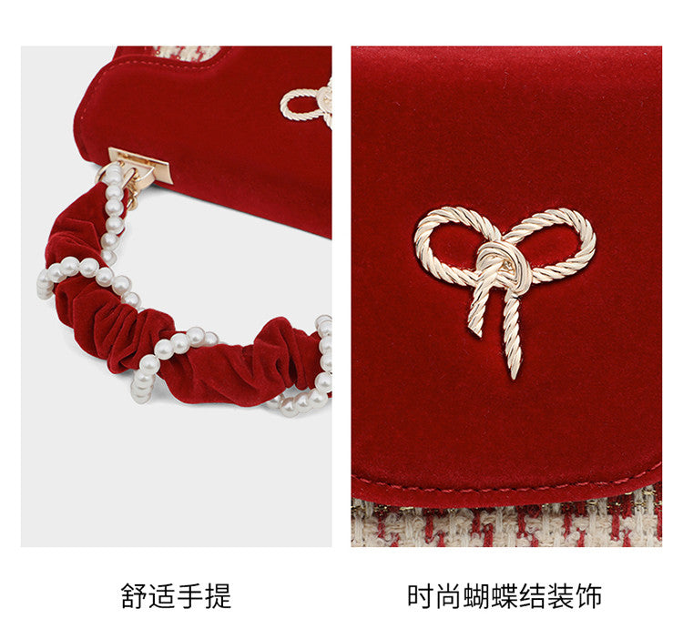 Handbag woven vegetable basket bag