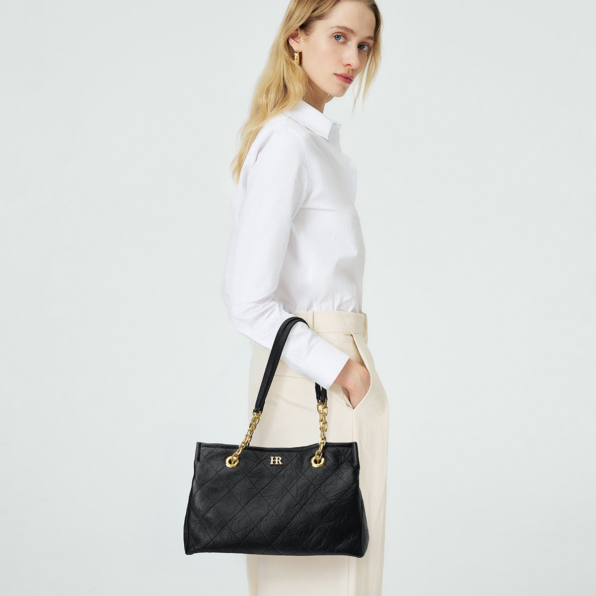 Cowhide Swing Single Shoulder Women's Bag