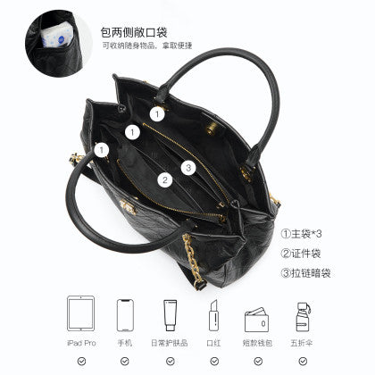 Cowhide Swing Single Shoulder Women's Bag
