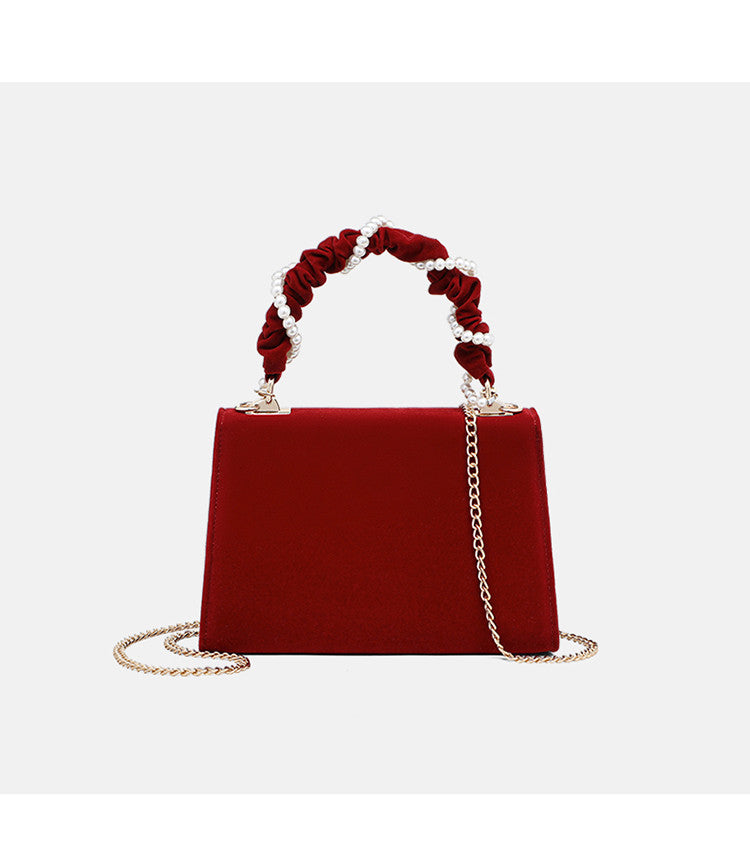 Handbag woven vegetable basket bag
