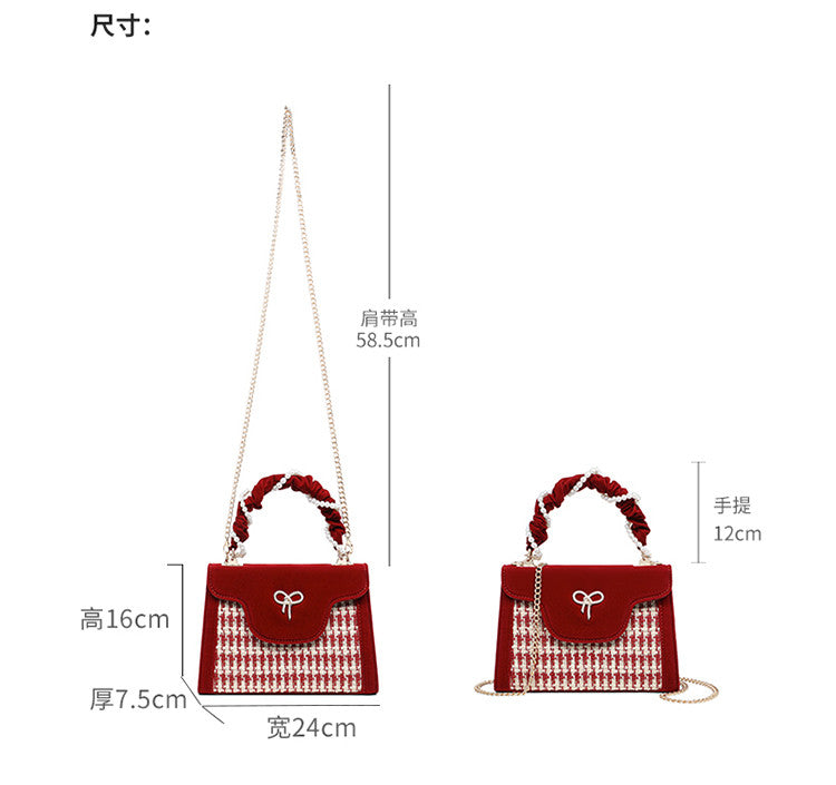 Handbag woven vegetable basket bag