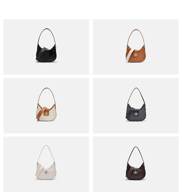 Cowhide envelope bag, crossbody women's bag